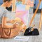 Paint Brush Set with 15 Paint Brushes for Acrylic Painting and Bonus 12 Color Acrylic Paint Set